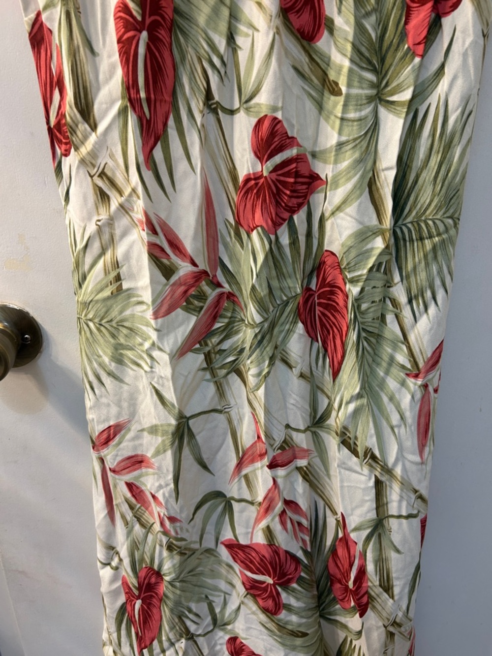 KAUA’IANA Women's Floral V-Neck Floral Print Muumuu, Sz Large - Picture 3 of 6